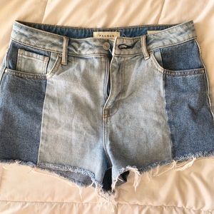 Pacsun high waisted denim shorts